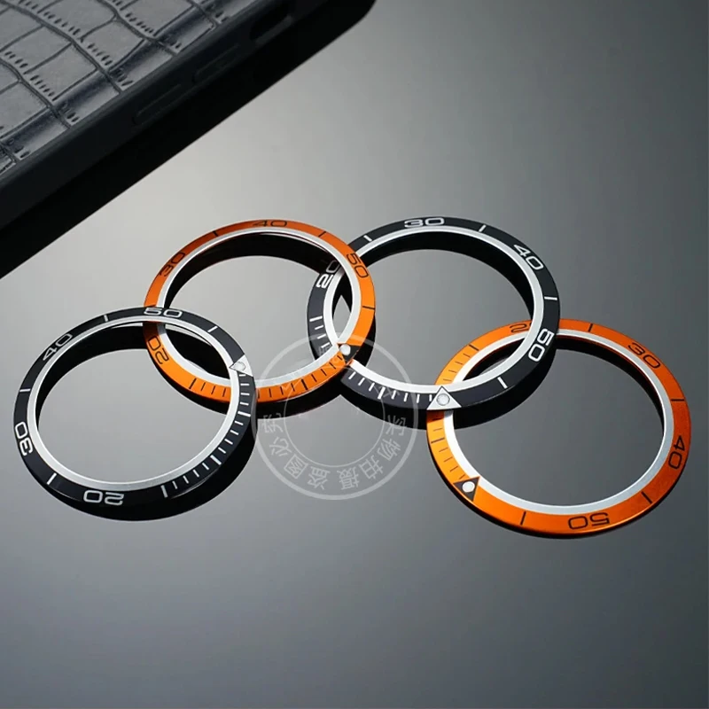 For Omega Seamaster 600 Dial Outer Ring Old Model Aluminum Bezel Outer Ring Bezel Mouth luminous Bead Scale Ring Accessory