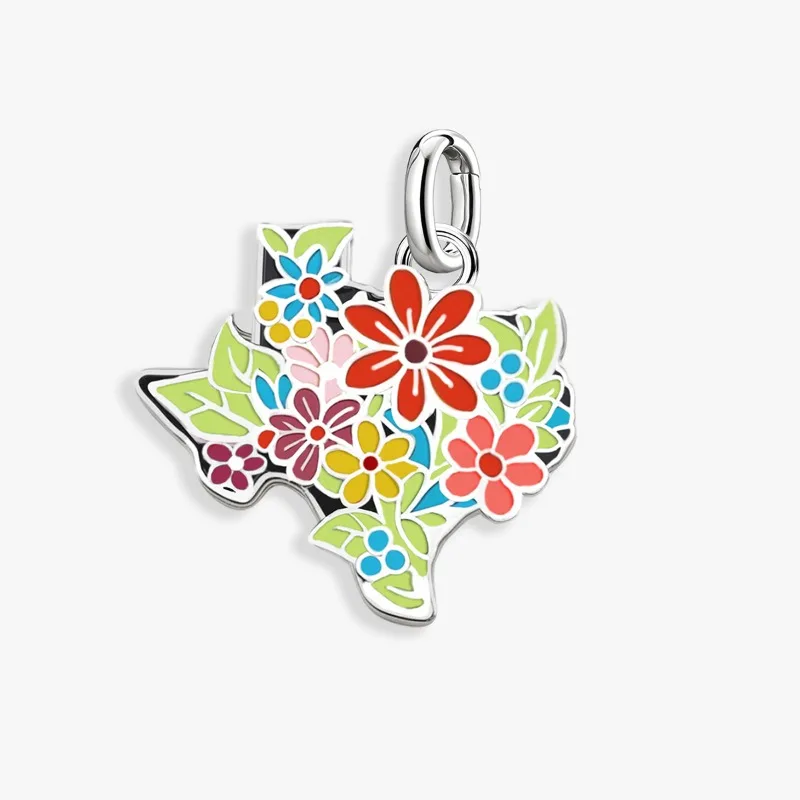 Adjustable 925 Sterling Silver  Vintage Pendants Bouquet Cake Charms Beads Fit Original Bracelet Necklace DIY Jewelry - view 6
