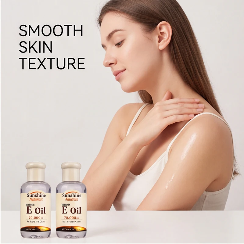 2/3PCS Vitamin E Oil, Morning & Evening Skin Care Oil, Multifunctional Moisturizing Oil, Autumn And Winter Body Moisturizing Oil, Body Massage Oil, After‑Bath Moisturizing Oil, 75Ml Large Capacity Skin Care Oil For Men And Women