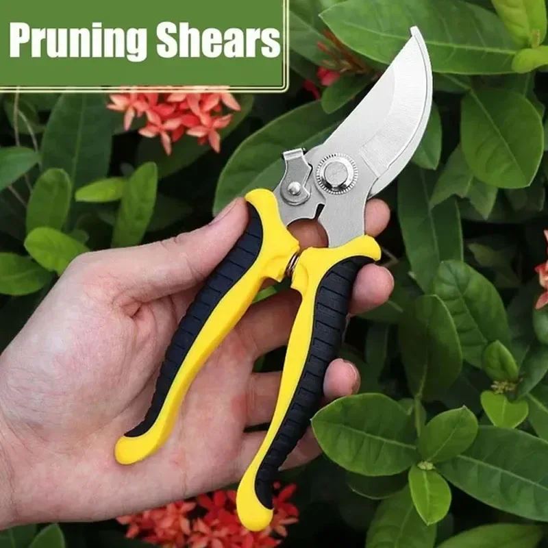 

BIESUO Multifunctional Garden Pruning Shears Tree Trimmers Garden Scissors Professional Stainless Steel Branch Gardening Tools