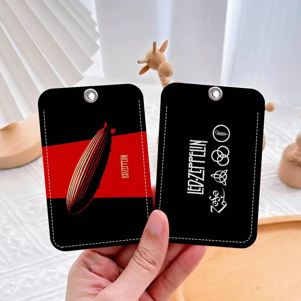 

Брелок-держатель для бейджа L-Led Z-Zeppelin для банковских, деловых, рабочих карт, студенческих карт, защитный чехол для автобусных карт