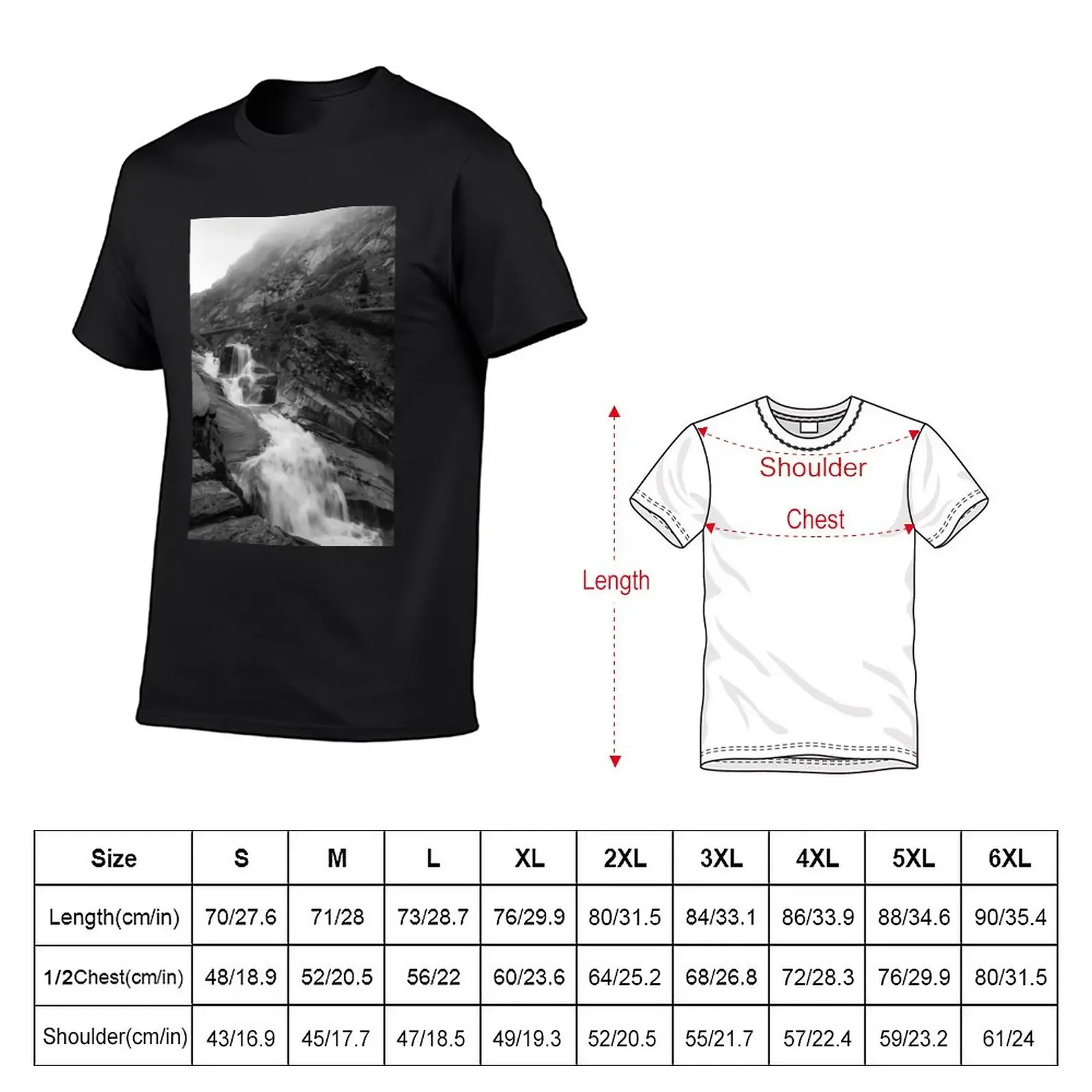 Sch?llenen Gorge, Switzerland T-Shirt oversizeds sports fans plain for a boy mens vintage t shirts