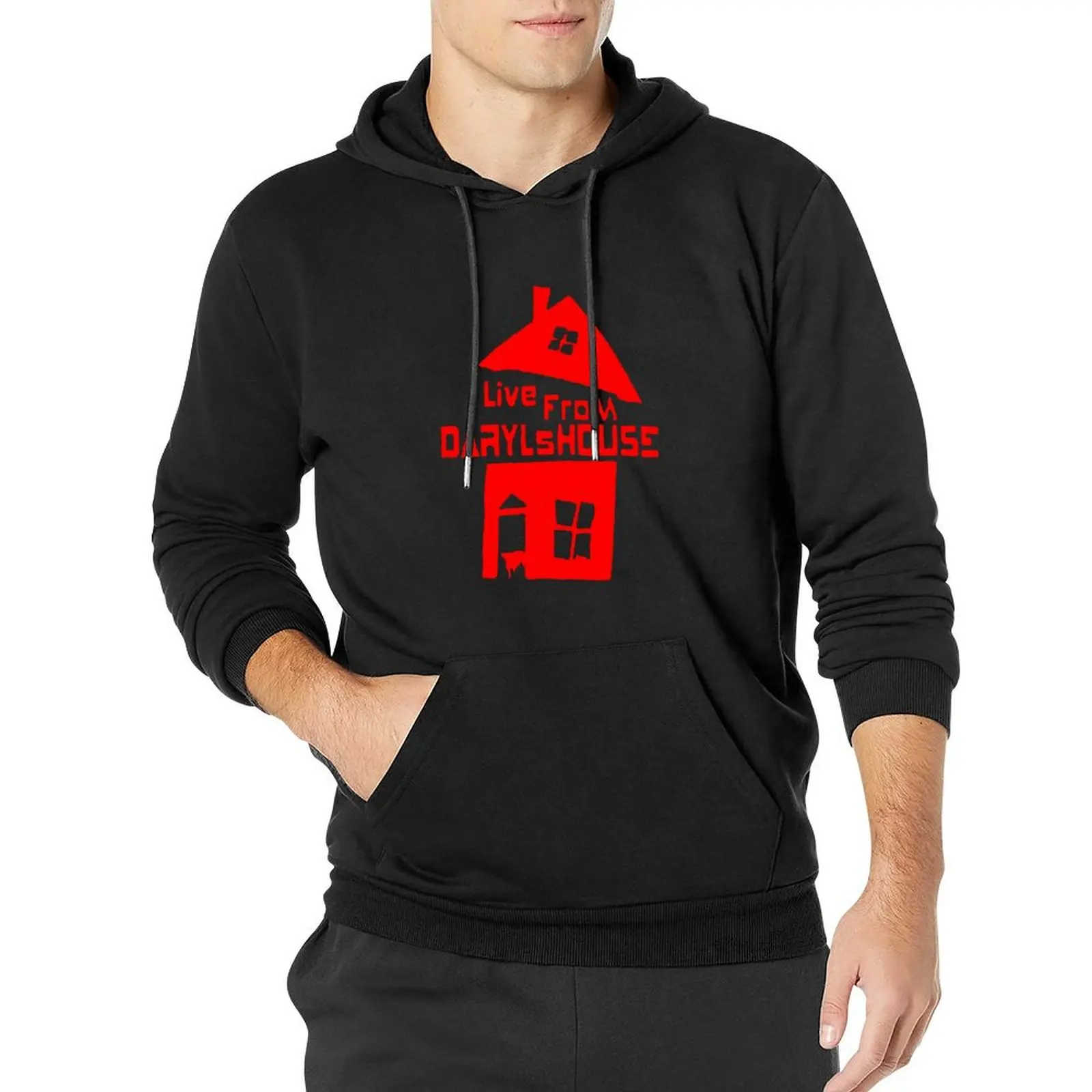 

live from daryls house Pullover Hoodie korean autumn clothes men's autumn clothes mens hoodie