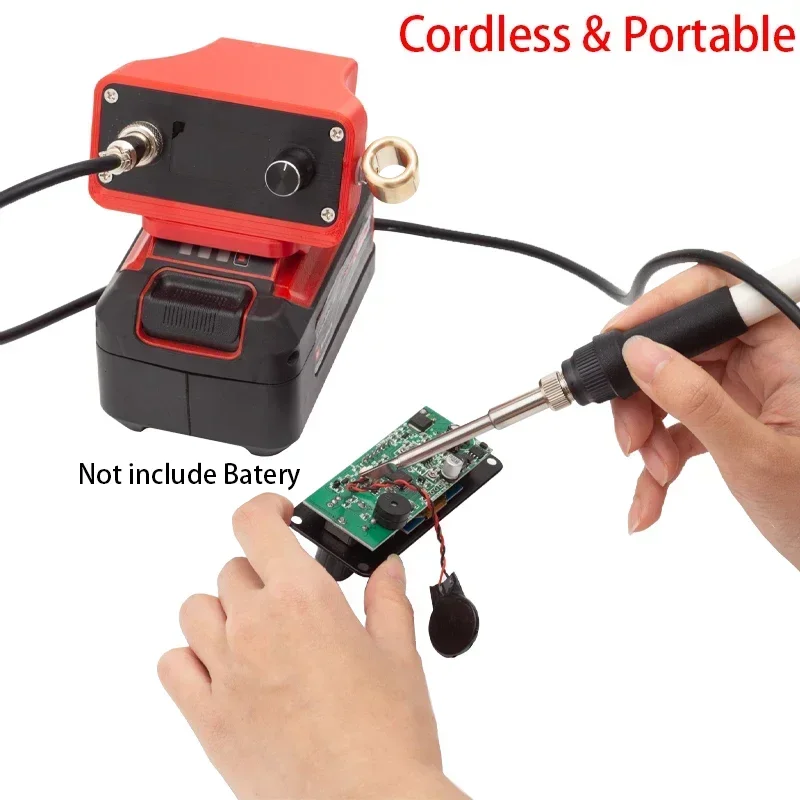 OLD T12 Cordless Soldering Iron Station for Einhell/X-Change/Ozito 18V Team Li-ion Battery Electric Solder