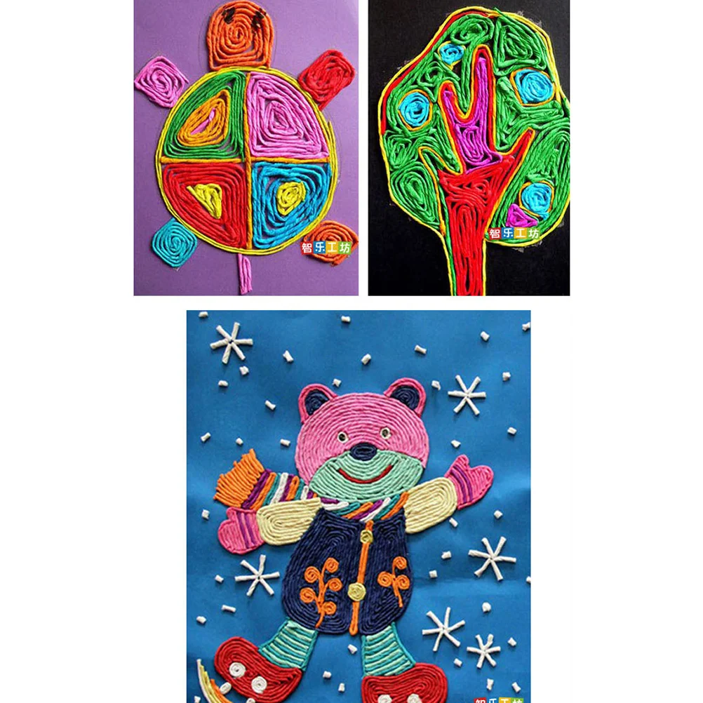 

24pcs 30M Colorful Paper Rope Set For Diy Craft Twine Gift Wrapping Scrapbooking Wedding Braided Cord String Jewelry Making