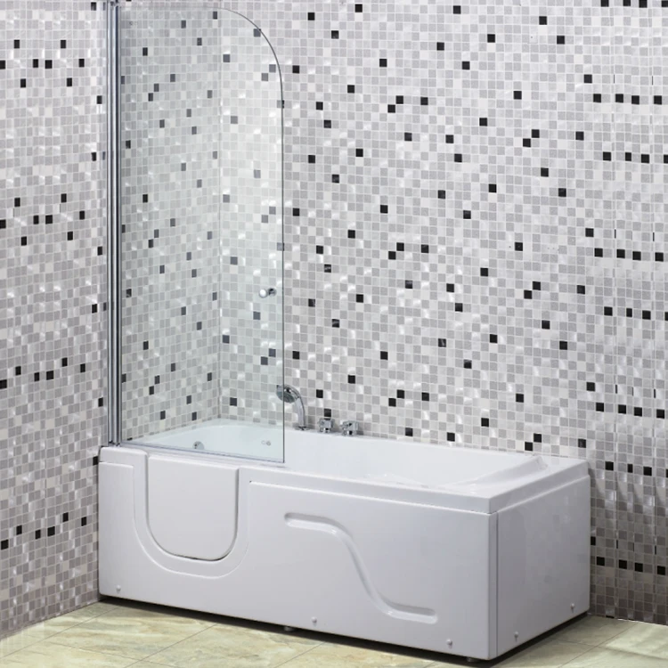 

Freestanding Acrylic Whirlpool Walk-In Bathtub Old People Hydraulic Massage Bathroom