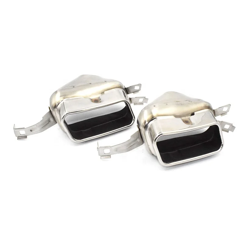 

Wholesale Stainless Steel square Mouth Muffler Tips Exhaust Pipe Tail Throat for 730Li Upgrade 740 7 Series