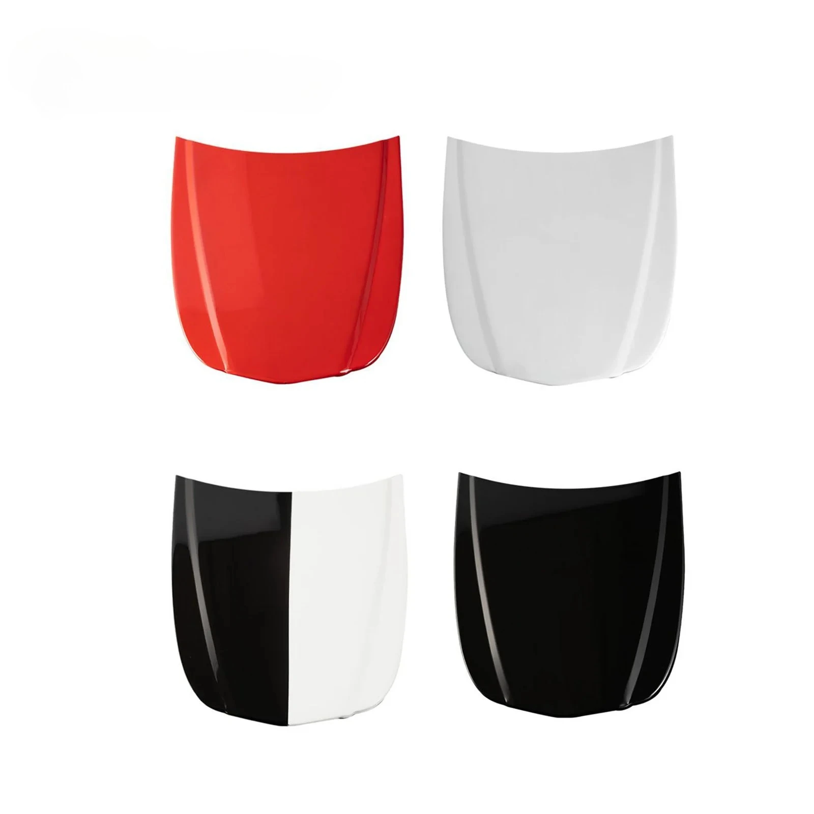 

VOLODYMYR 28.5*25.5cm Plastic Mini Car Engine Bonnet Car Hood Vinyl Display Model Custom Paint Hood with Painted