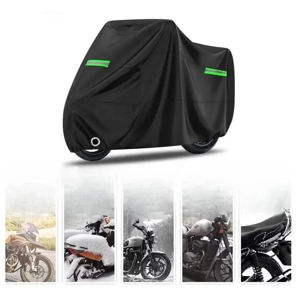 

Heavy Duty Cover for Motorcycle Harley Davidson Motorcycle Cover Waterproof Outdoor Protection with Lock Holes Reflective Strips