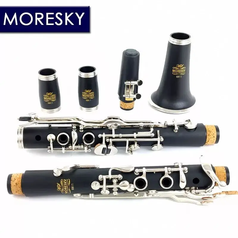 MORESKY Oehler System Clarinet A Tune Ebonite/Hard Rubber 18Keys E811