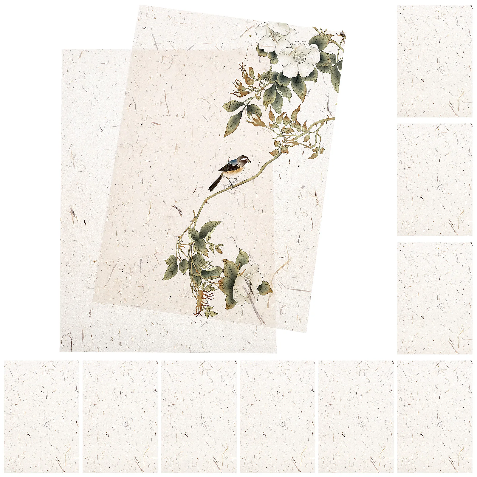 

60pcs Chinese Pure Paper for DIY Painting Writing Calligraphy Practice Scrapbooking Card Making Craft Supplies