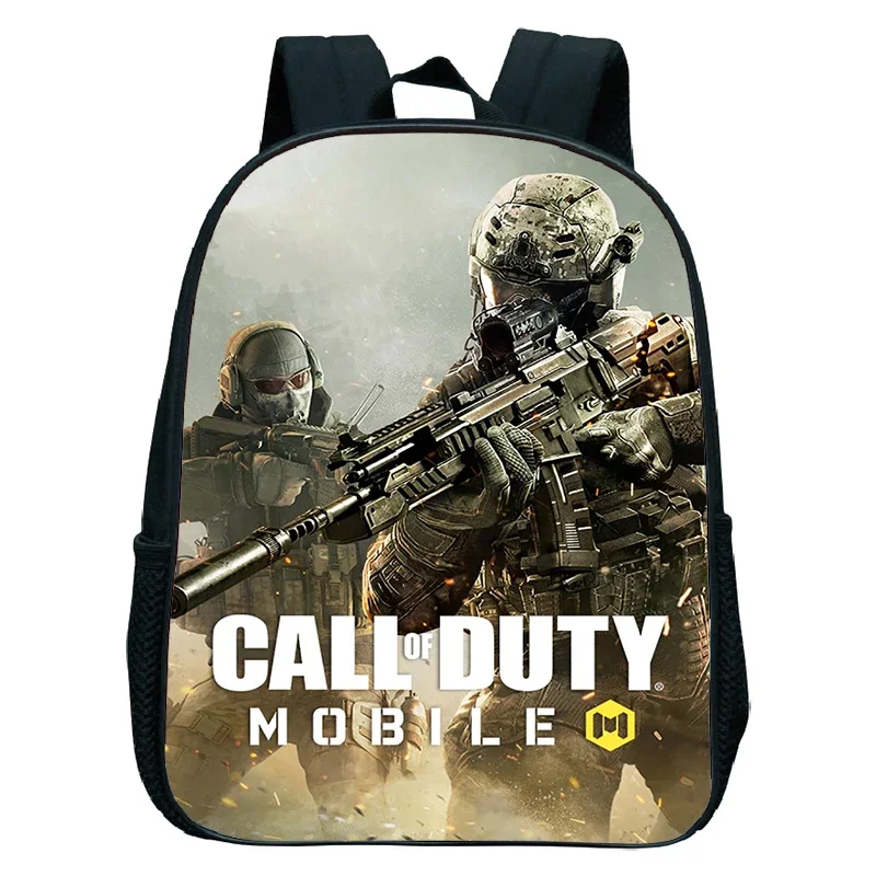 Hot Game Call Of Duty Warzone Kindergarten Backpack for Preschool Boys Girls Lightweight School Bag Waterproof Bookbag Kids Bags