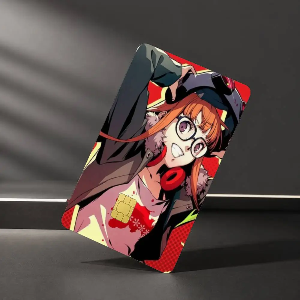 Persona 5 P5 Futaba Sakura Joker Sticker Film Tape Skin for Credit Card Debit Card Waterproof Stickers