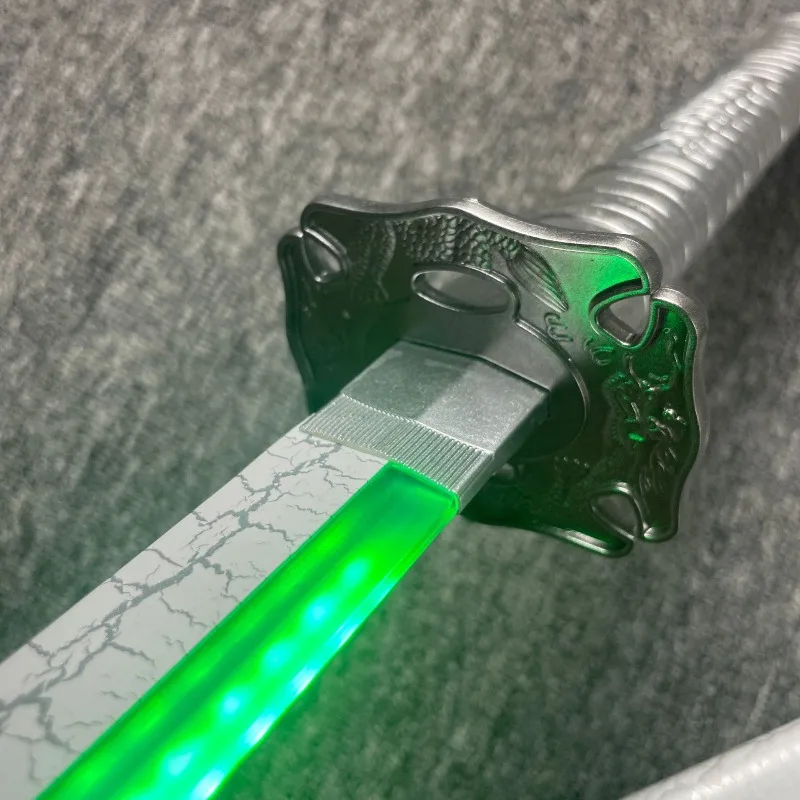 99cm/38.98인치 라이트세이버 칼집 포함 카타나 검 모델 코스프레 소품 연습용 발광 장난감 생일 선물 장식품 수집품