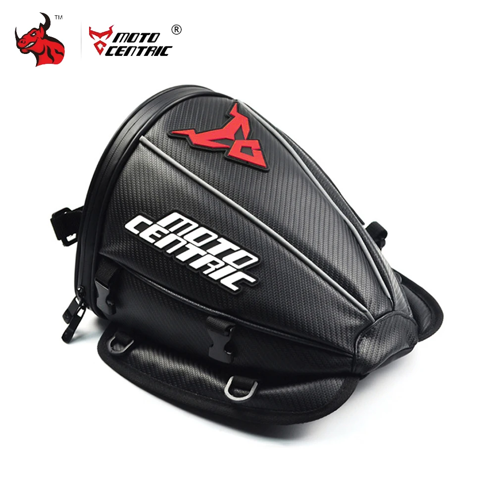 Tail Bag Rear Seat Package Travel Waterproof Motorbike Tank Bag Leather Handbag Motocross Side Multi-function Bag