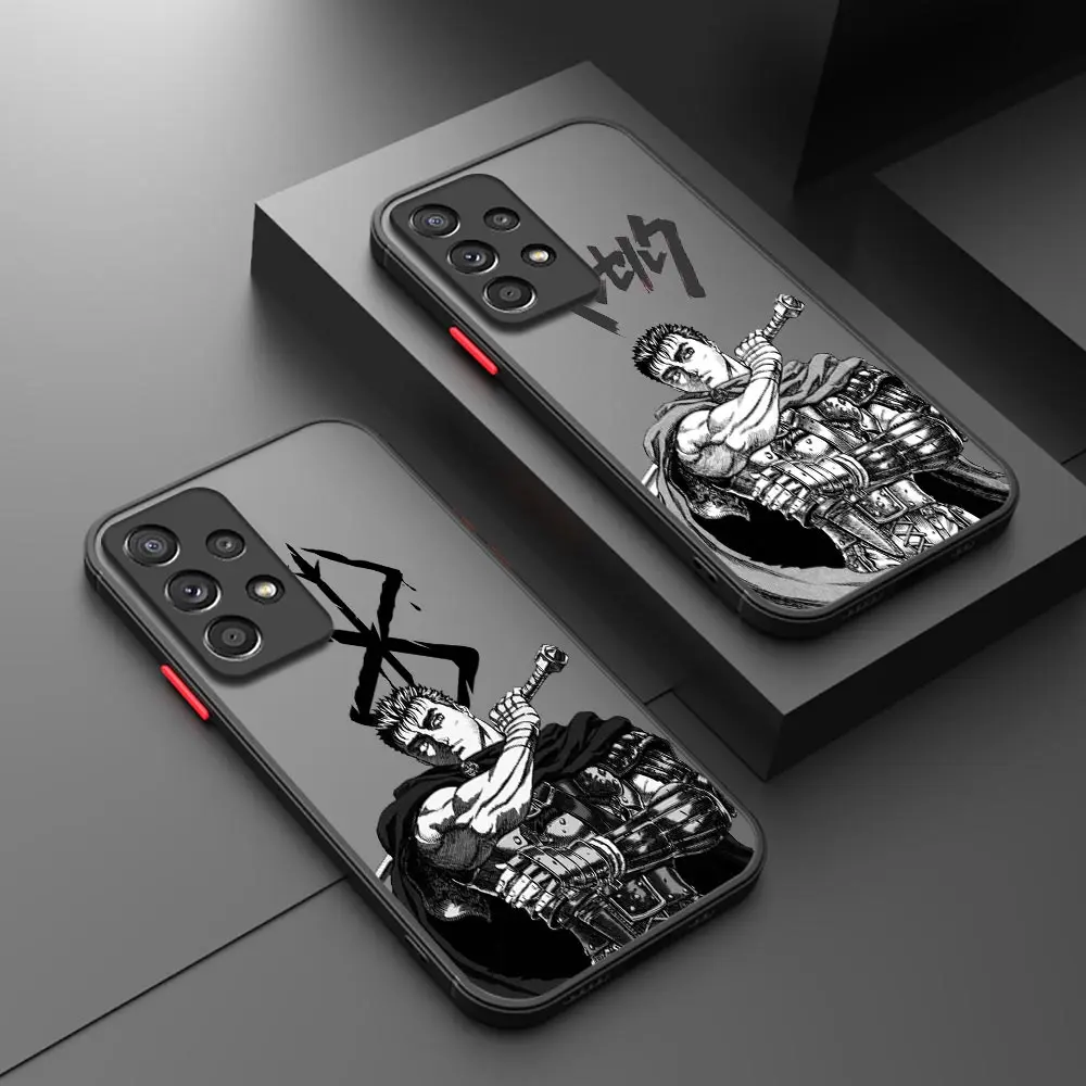 

Berserk Guts Griffith Anime Case For Samsung Galaxy A56 5G A55 A54 A36 A26 A53 A52 A34 A14 A06 A16 A21S A25 A32 A33 Phone Cover