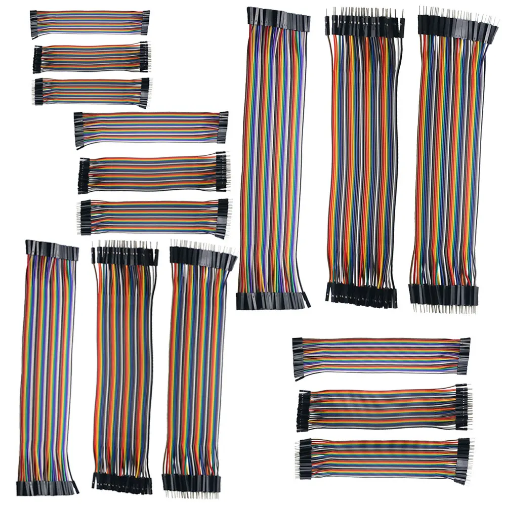 40/120PIN Dupont Line 10/15/20CM 30CM 40Pin Male to Male + Male to Female Female to Female Jumper Wire Dupont Cable for DIY KIT