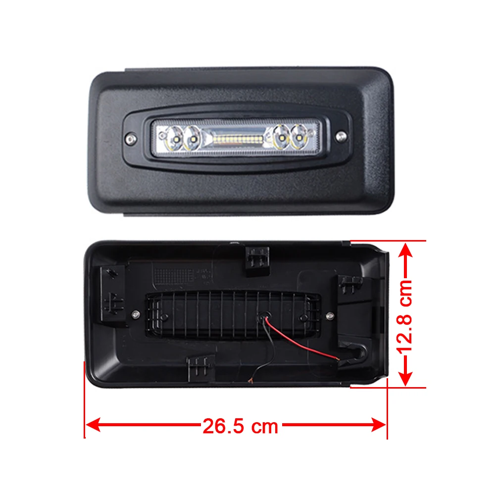 Front Bumper Guard Pad Left And Right Guard Cover Corners Modified With LED Lights Option For Ford F-150 2018-2019  Accessories