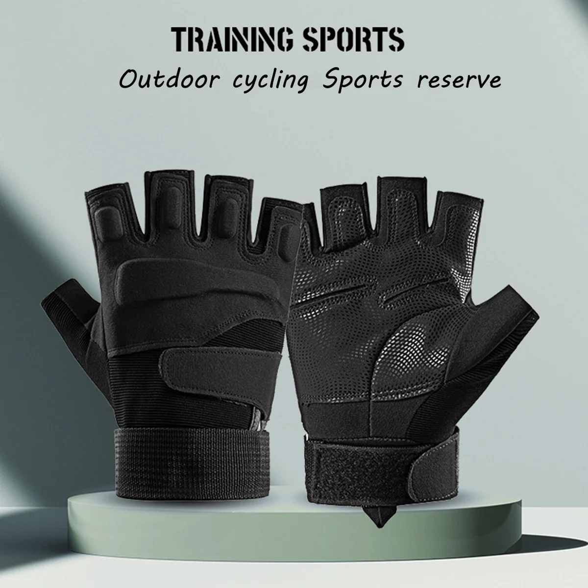 Hunting Riding Tactical Gloves Cycling Glove Sport Climbing Paintball Shooting Z906 Ski Half finger motorcycle gloves