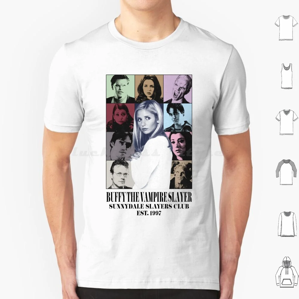 Buffy The Vampire The Eras Tour T Shirt Cotton Men Women DIY Print Buffy Summers Willow Rosenberg Xander Harris Rupert Angel