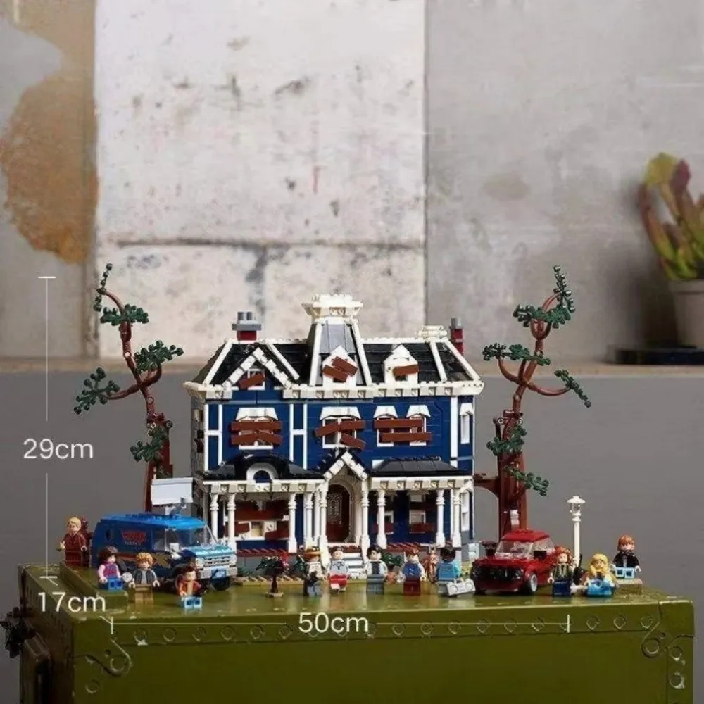 

Набор строительных блоков MOC «Дом ужасов» (2593 детали), модель ретро-особняка, конструктор для самостоятельной сборки, настольный декор, коллекционные подарки
