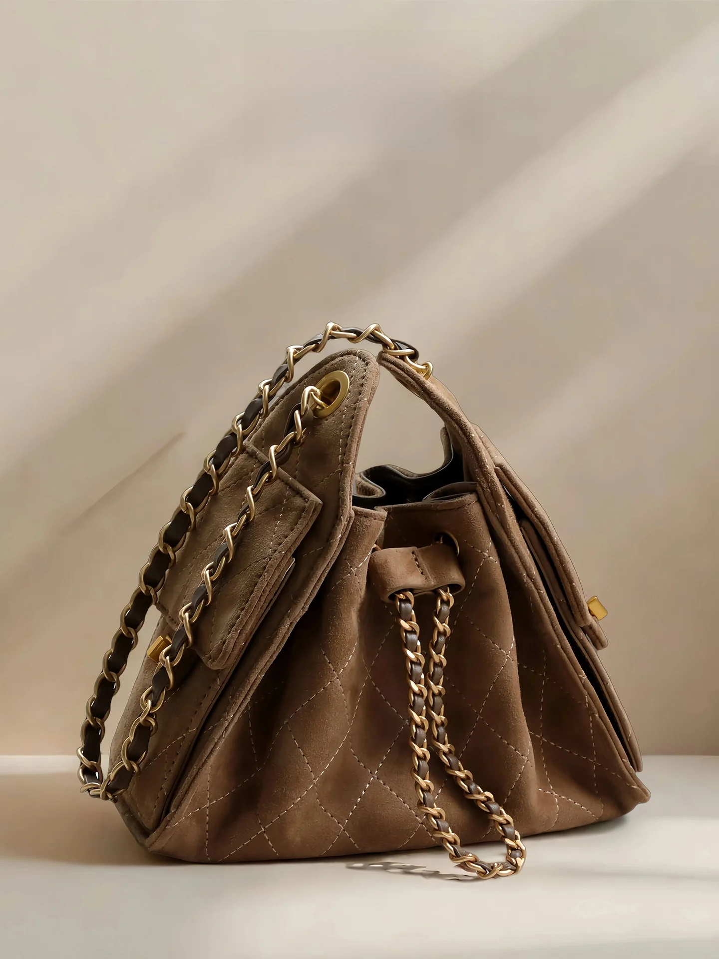 

Женская сумка Ele Commuter из мягкой овечьей кожи с ромбовидной цепочкой, сумка на одно плечо, модная европейская сумка Sle