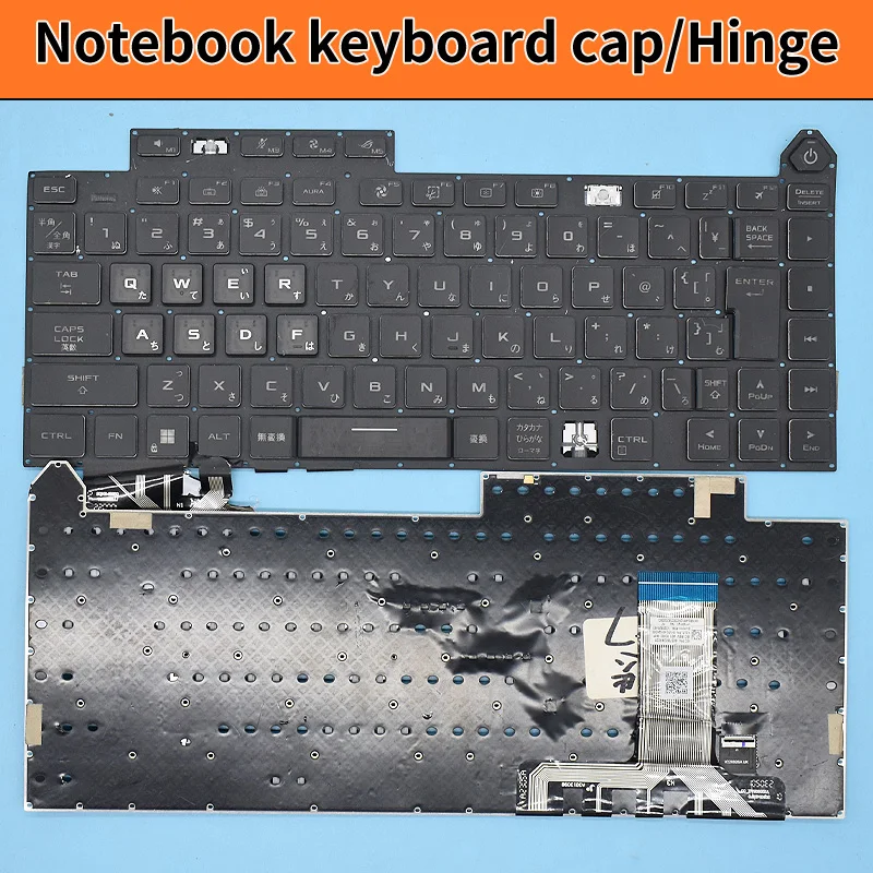 Replacement Original Keycap Key Cap Hinge for ASUS ROG G16 G614 G614J G614JVR G614JIR G614JZR G634J/JZ/JZR/JY Laptop Keyboard Ke