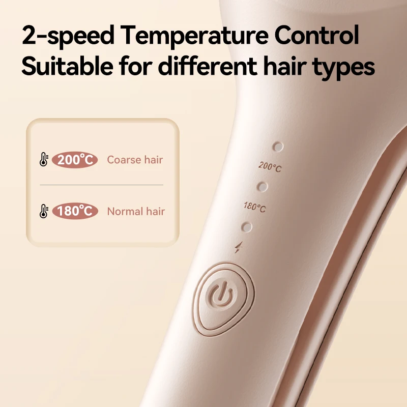 40 مللي متر موجة عميقة مموج الشعر المهنية تجعيد الشعر الكثيف تسخين سريع 2 إعدادات درجة الحرارة موجات طويلة الأمد تصفيف أداة Sa