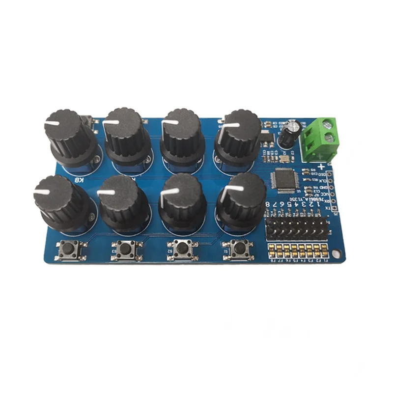 

ODIES-Debugging Board Futaba SG90 Сервоприводы и т. д. Центральный счетчик возврата Многофункциональный портативный 8-позиционный сервоконтроллер Простота в использовании