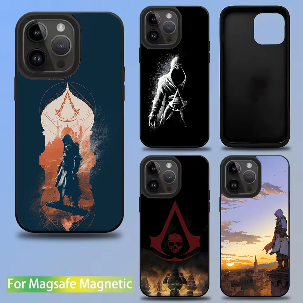 

A-Assassins C-Creeds Game Phone Case For IPhone 16 15 14 13 12 11 Pro Mini Max Soft Magnetic Cover