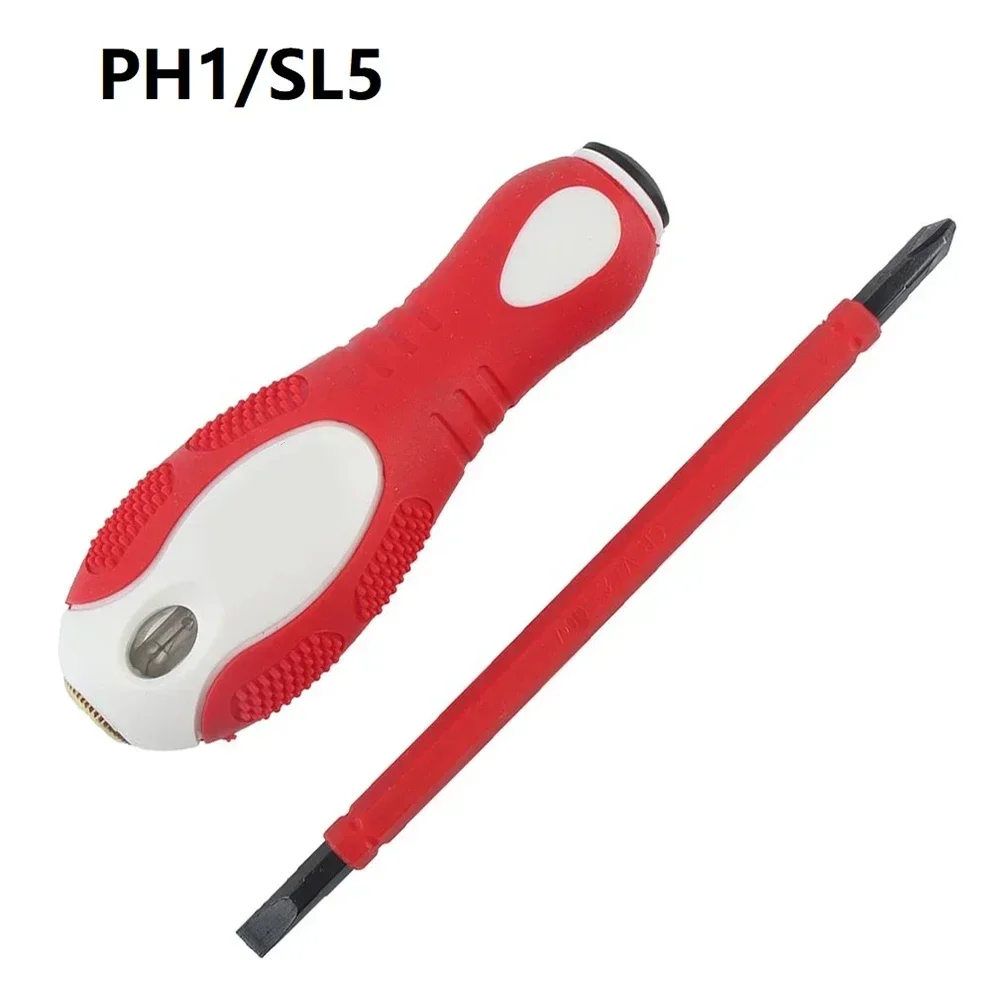 PH1/SL4 PH1/SL5 PH2/SL6 Dual-Purpose Screwdriver Electrical Tester Pen Dual Head Power Detector Electrical Screwdriver Indicator