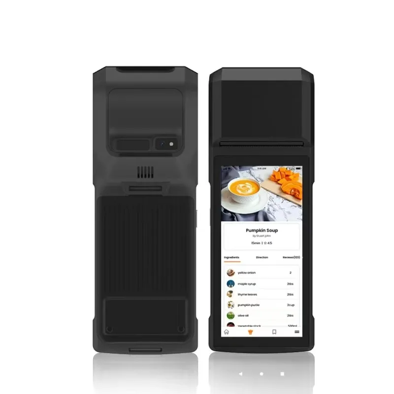 Android 13 Mobile Handheld POS Machine Billing Terminal Cash Register with WiFi Connectivity