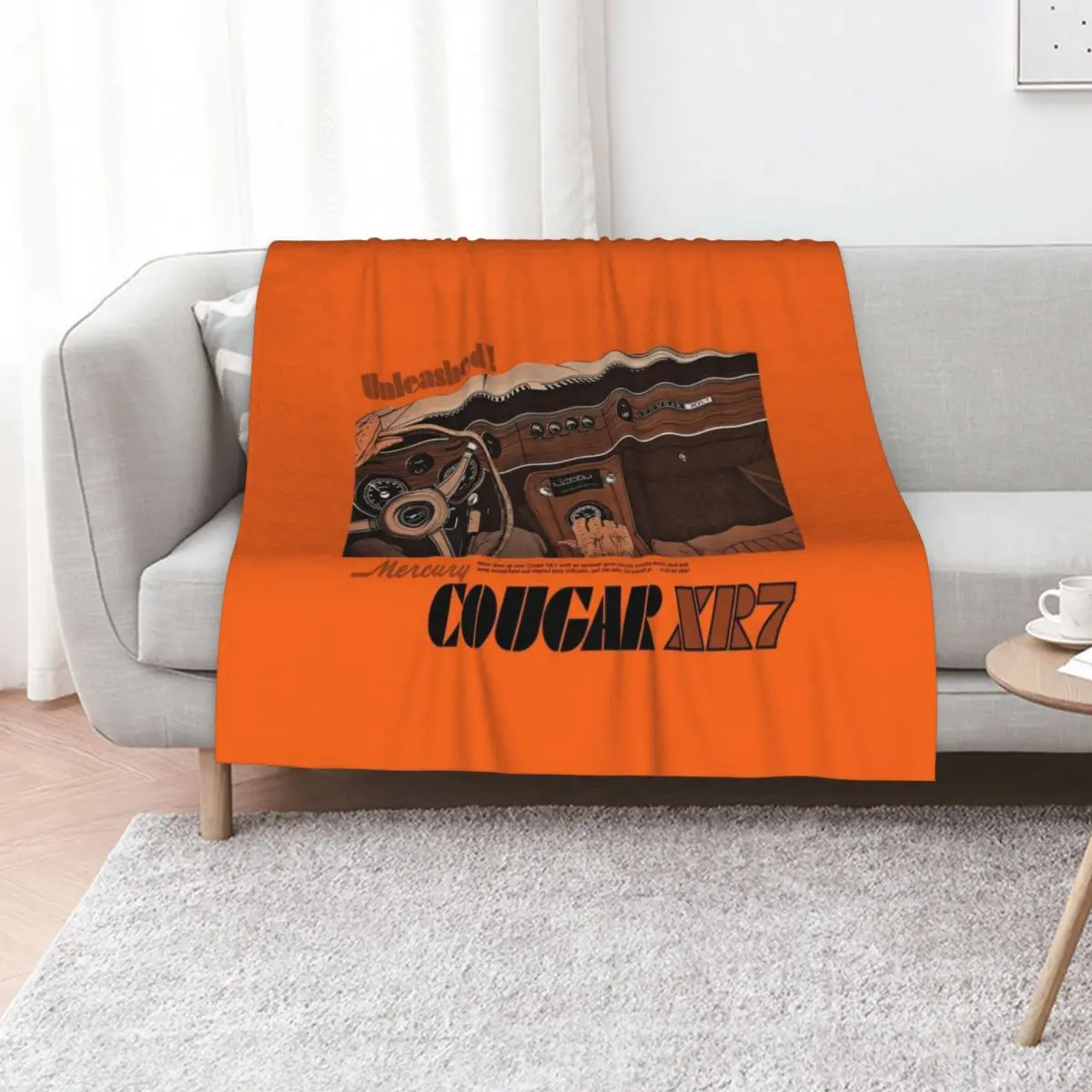 MERCURY COUGAR XR7 Manta antideslizante, suave y esponjosa para el hogar