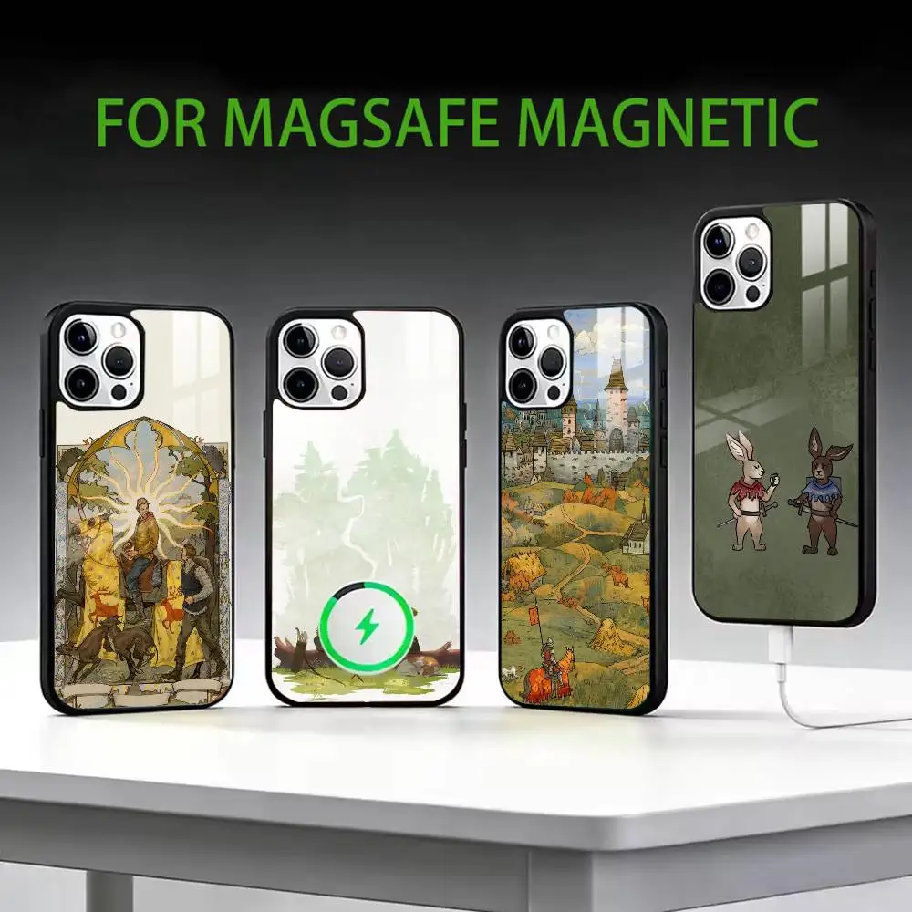 

k-KCD Kingdom Come Deliverance Phone Case For iPhone17,16,15,14,13,12,11 Plus,Pro Max Magnetic For Magsafe Wireless Charging