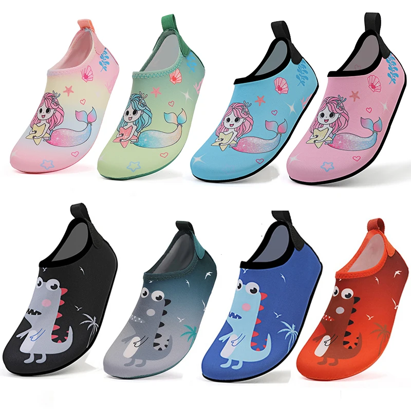 Bambini Sport acquatici Sneakers calzini da spiaggia bambini nuoto Aqua scarpe a piedi nudi estate ragazzo ragazza morbido surf pesca immersioni