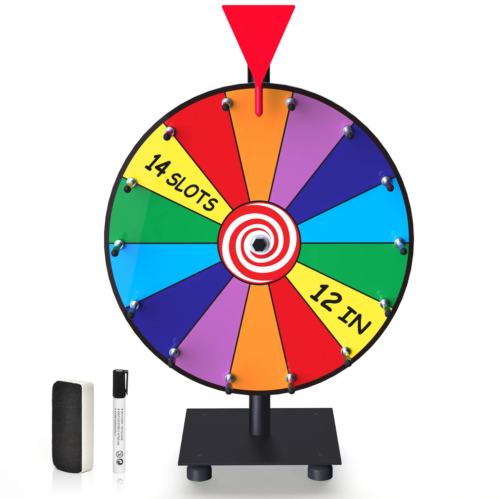 Dual-purpose spinning prize wheel lucky wheel landing and desktop spinning prize wheel