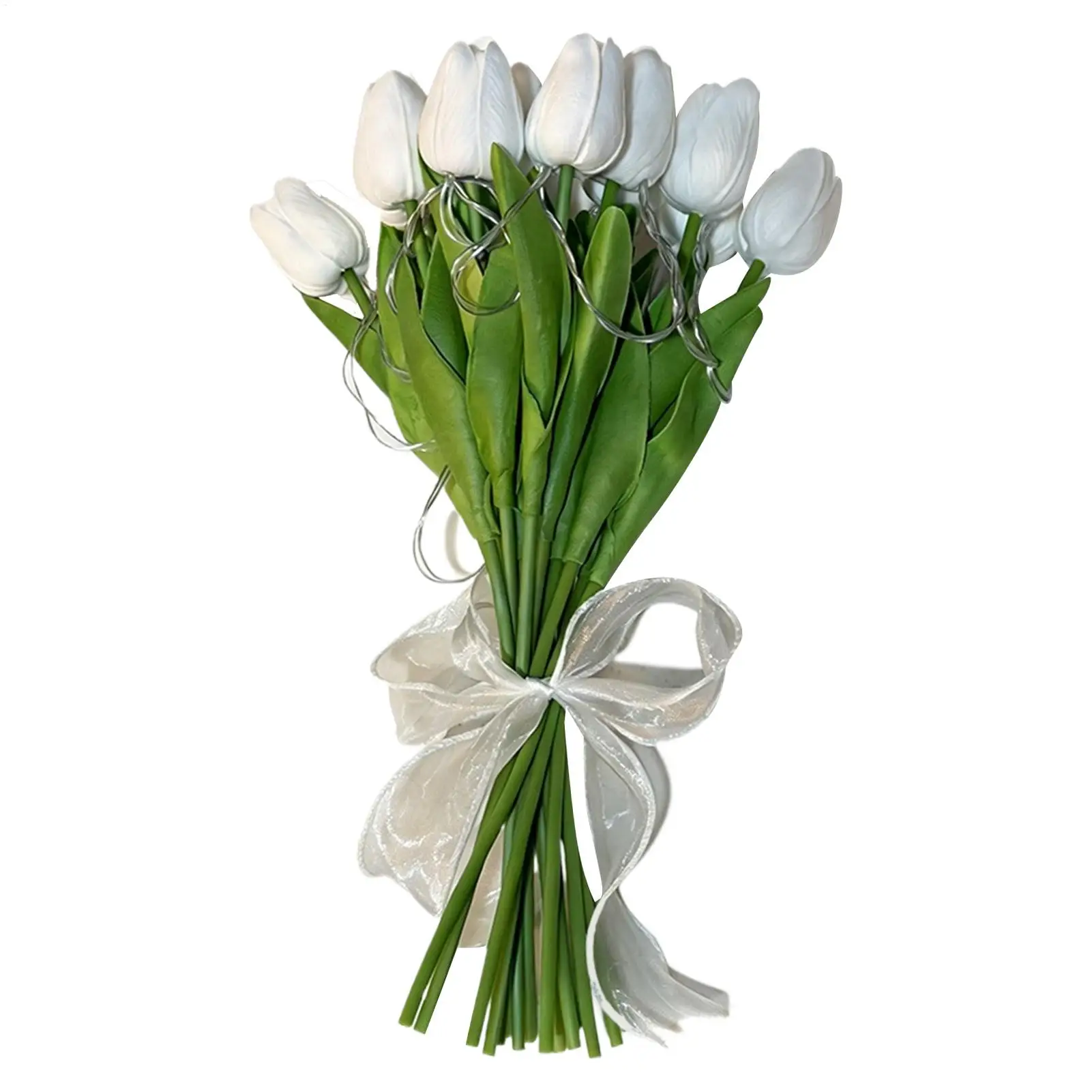 ライトアップ造花テーブルセンターピースフローラルランプ15個入りledライトアップフラワー、家庭、オフィス、アパート、ホテル、寝室用