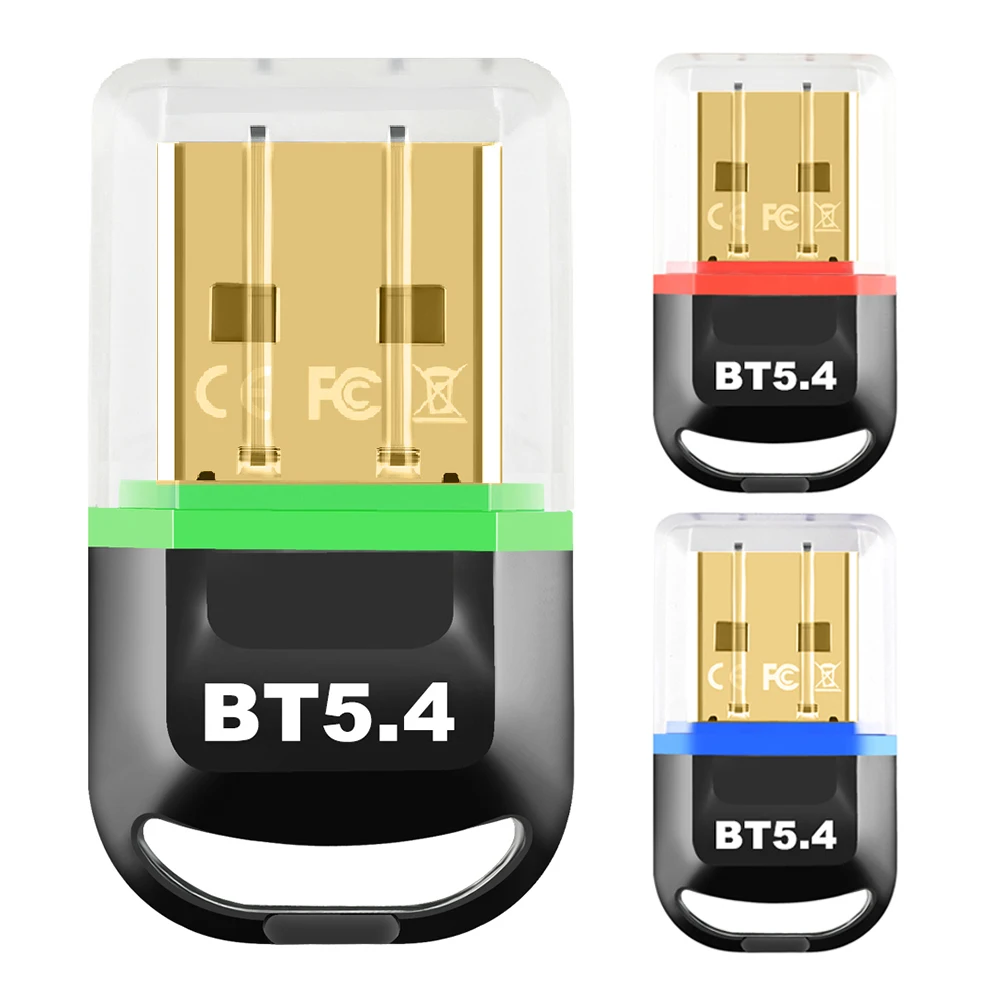 1-5PCS USB BT 5.4 Dongle Adapter for PC Speaker Wireless Mouse Keyboard Music Audio Receiver Transmitter Support Win11/10/8.1