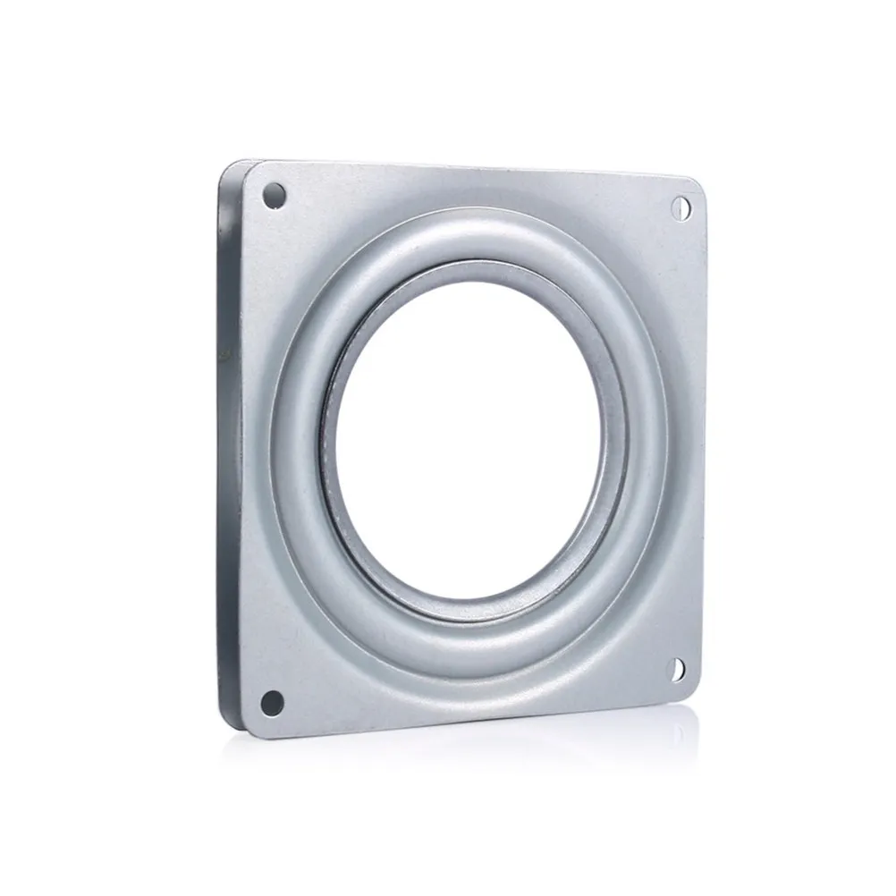 95Mm 360 Degree Rotatable Zinc Plated Turntable Bearing Heavy Duty Load 50Kg Ball Bearing Raceway for Display Shelf Furniture