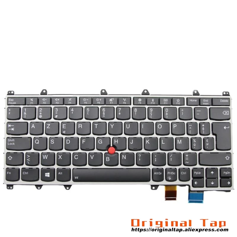 BE Belgian Backlit Keyboard for Lenovo Thinkpad X380 Yoga 370 01EN433 01AV722 01HW661 01HX106