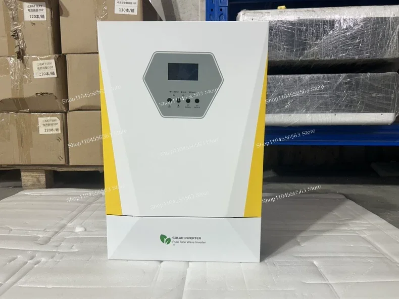 

Инвертор-зарядное устройство для солнечных батарей 5000 Вт, 48 В, автономный, с чистой синусоидой, MPPT и резервным питанием от сети переменного тока