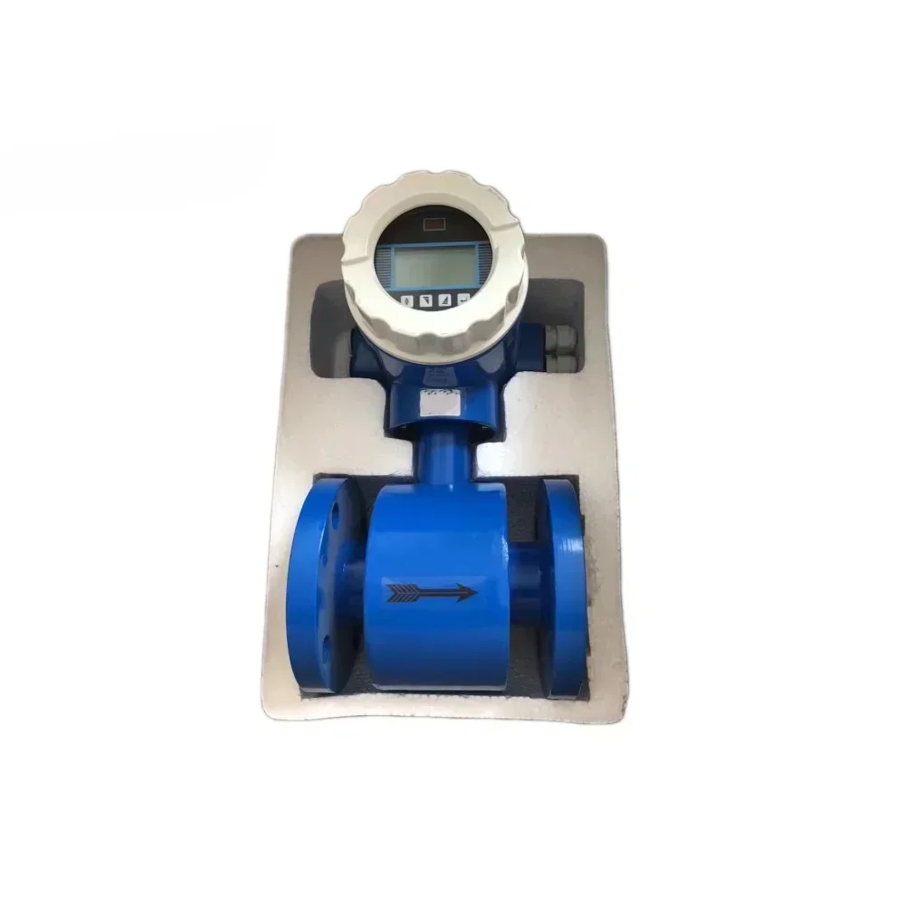 Factory  flow meter price Cumulative 420ma output flowmeter converter electromagnetic