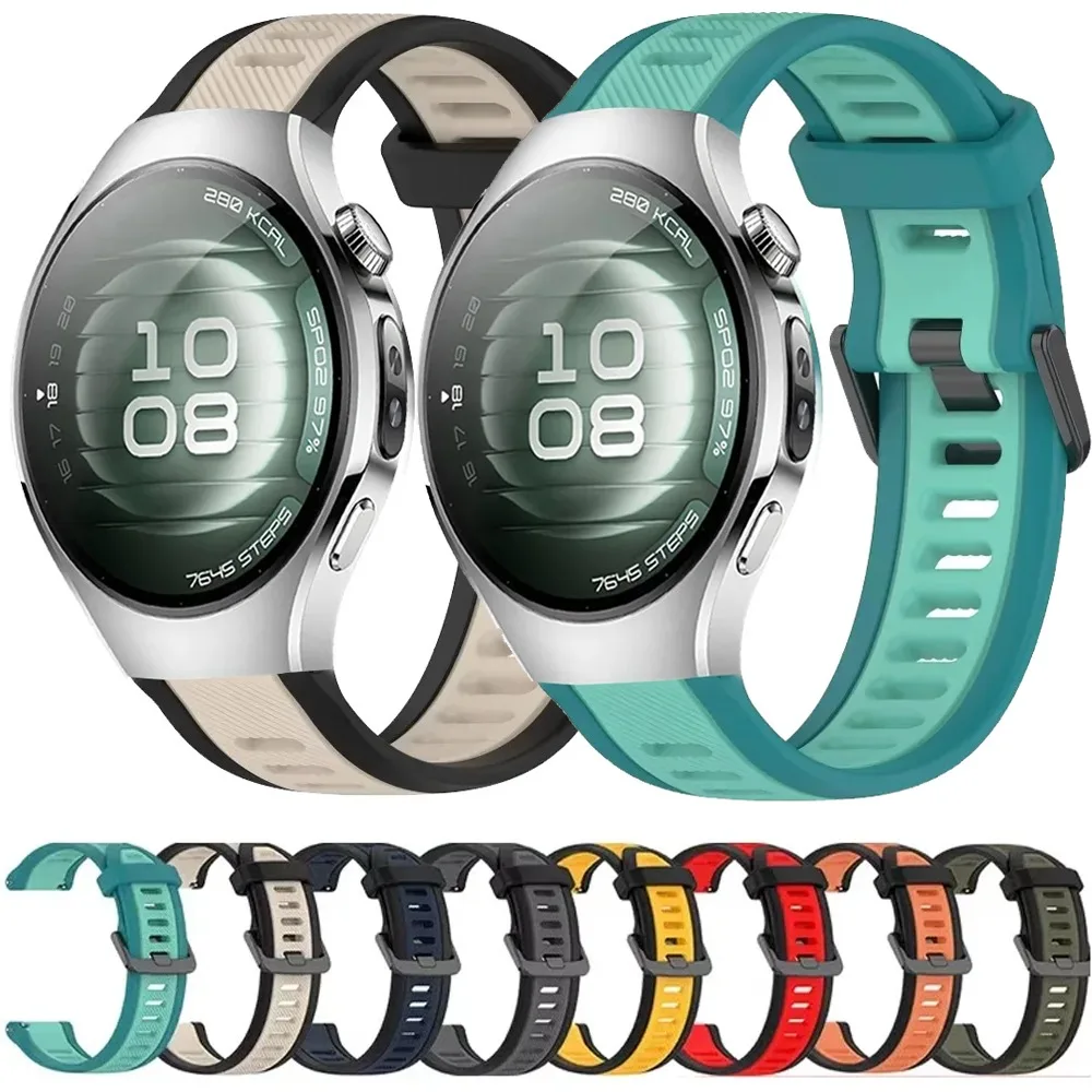 18/20/22 مللي متر سيليكون حزام لهواوي ساعة 5 46 مللي متر 42 مللي متر مريحة تنفس الفرقة ل Garmin Forerunner 570 970 265 55 165 965