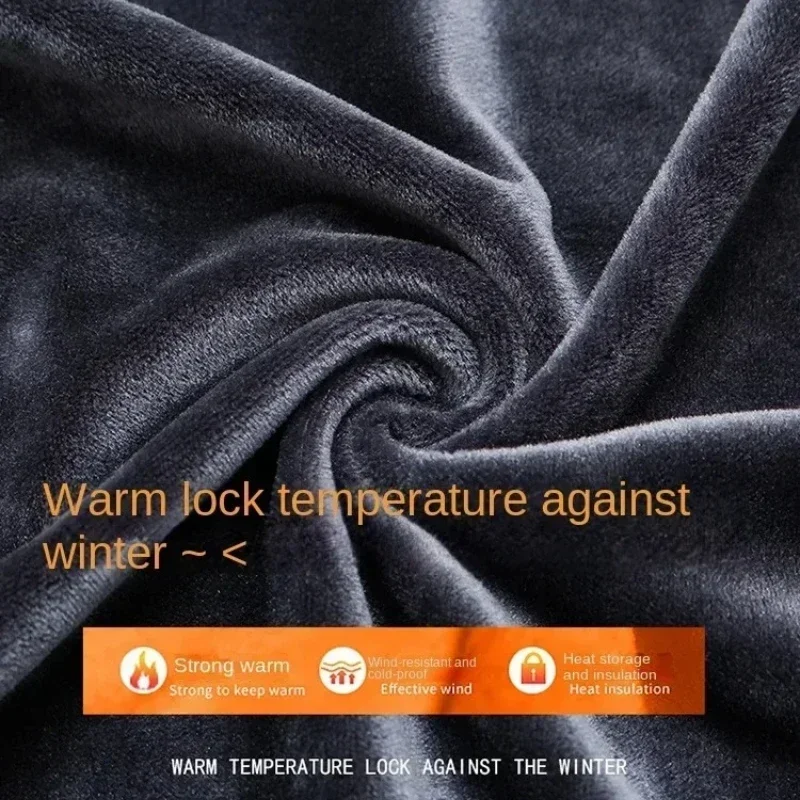 Celana Jeans Musim Dingin Berkualitas Tinggi Baru Model Kasual Lurus dengan Lapisan Bulu Tebal Longgar Hangat untuk Luar Ruangan Celana Panjang Streetwear Pria