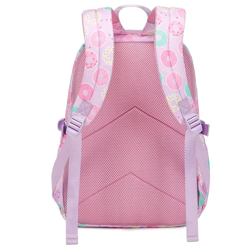 Mochilas escolares impermeables para niñas adolescentes, morral escolar con estuche para lápices, fiambrera, 3 unidades