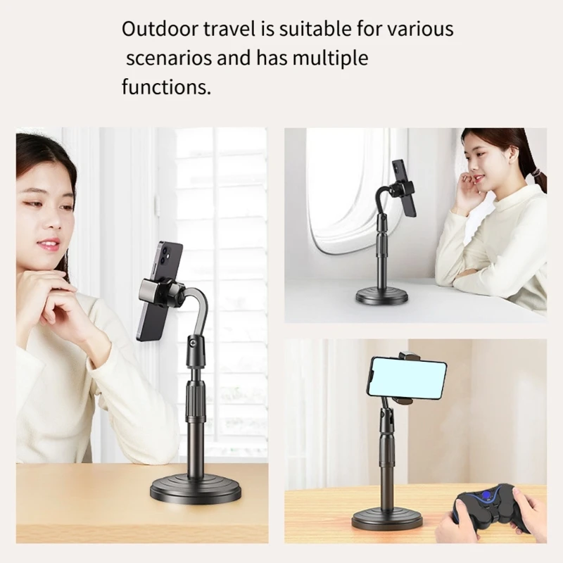 

Overhead Phone Mount Desk Stand, Phone Arm Desk Mount Clamp Stand with Adjustable Arm,Desk Phone Holder