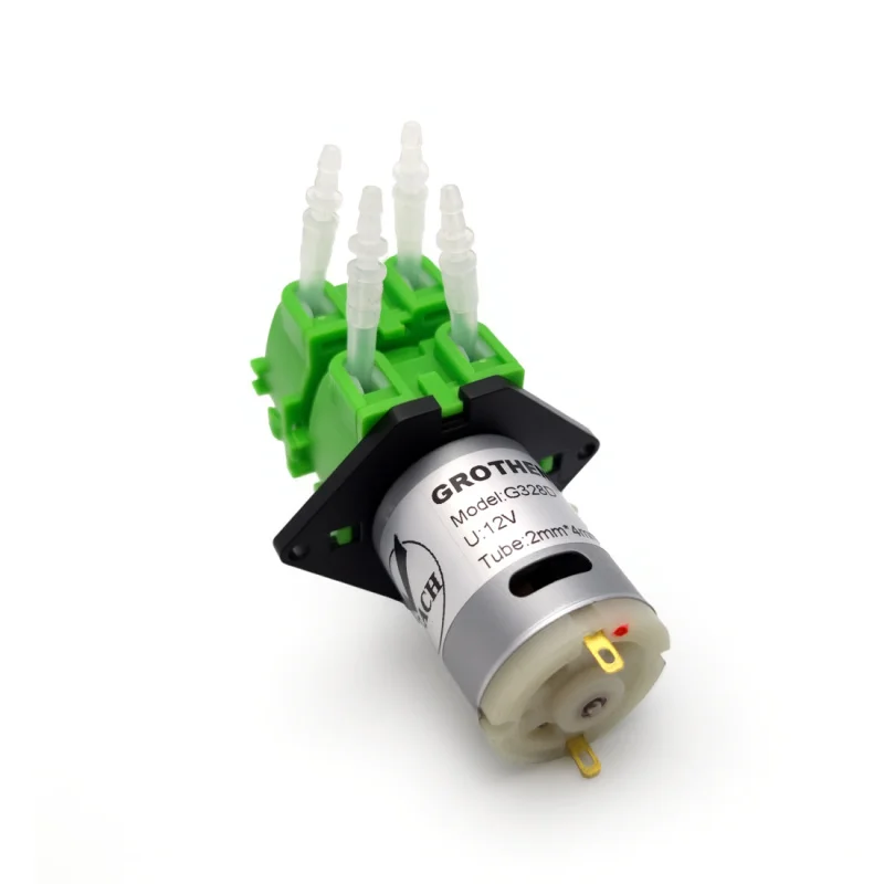 Перистальтический насос постоянного тока 12 В — перенос химикатов и дозирование аквариума, 300 мл/мин, с комплектом трубок для лабораторных/домашних школьных экспериментов