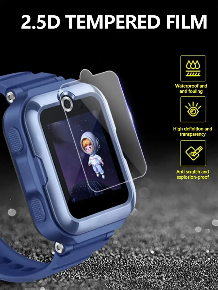 For HUAWEI WATCH KIDS 4 Pro Screen Protector Watch Tempered Glass Film Transparent Waterproof Anti-scratch Protection Film