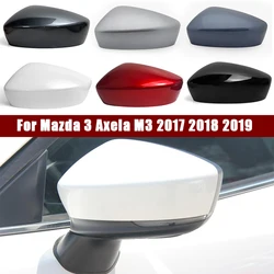 Car Wing Door Side Mirror Cap Shell House Outside For Mazda 3 Axela M3 2017 2018 2019 Rearview Mirror Cover Lid