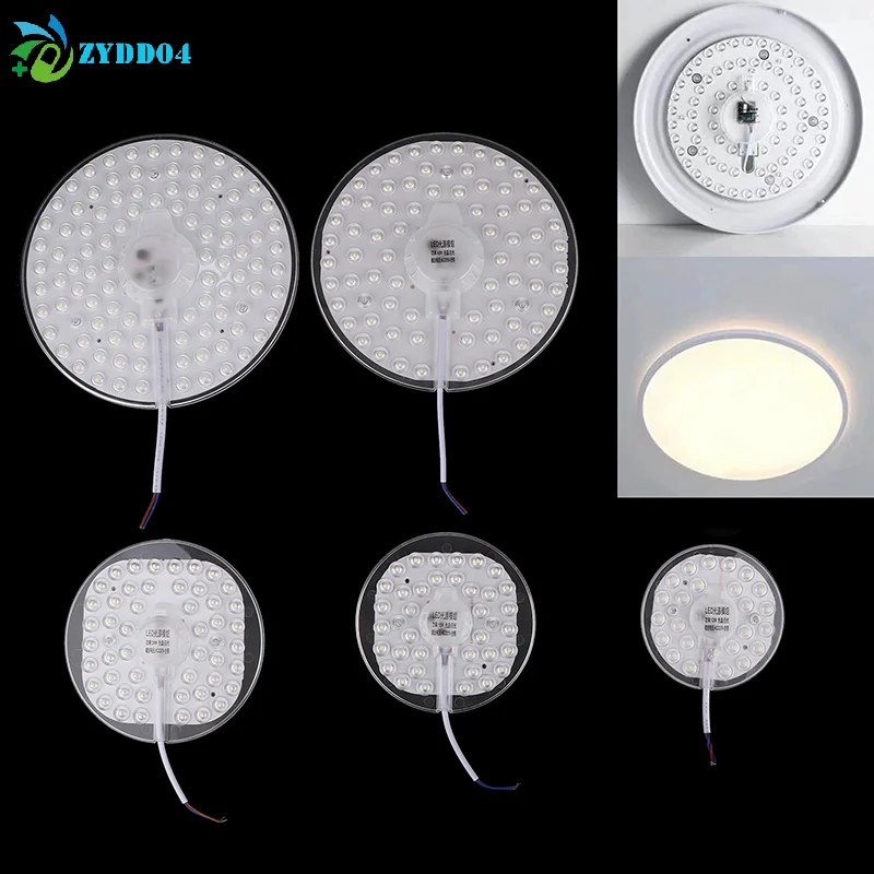 ●1 Set Magnetic Suction LED Panel Circle Ring Light 12W 18W 24W 36W 48W 72W LED Round AC220V Ceiling Lamp Light Source